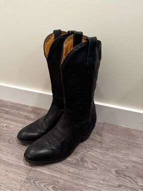 Boulet Men’s 8.5 leather vintage cowboy boots